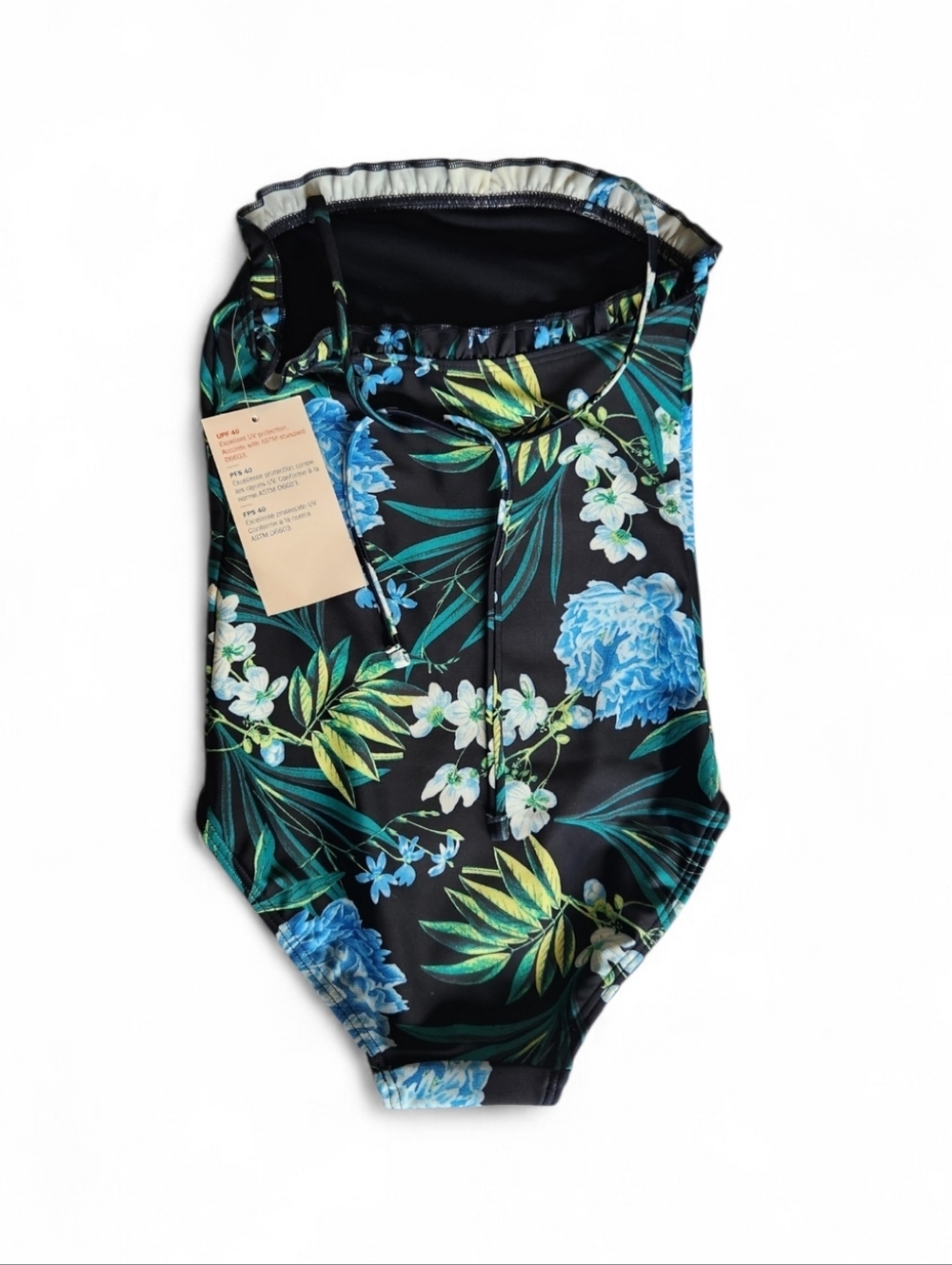 Old Navy Tropical Ruffle Swimsuit NWT Multiple Sizes - Picture 2 of 8